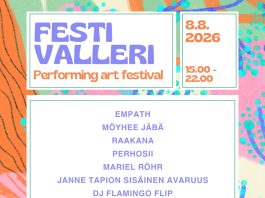Tampereen viihtyisin taidepiknik Festivalleri Epilässä 8.8.2026