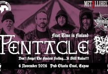 Hollantilainen death metal -veteraani Pentacle debytoi Suomen-keikoilla marraskuussa