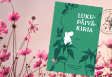 Turussa lauantain kirjamessuvieraille lahjaksi Muumi-lukupäiväkirja Muumi-lukupäiväkirja lahjaksi