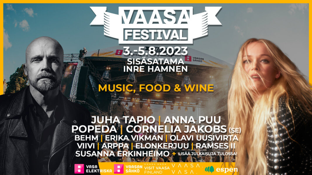 Vaasa Festival julkaisee 12 ensimmäistä artistia - uusi saunaravintola  osaksi festivaalialuetta – Emotion Zine – Lööppi